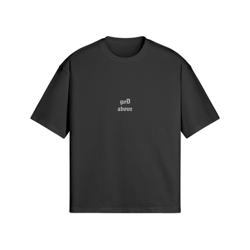 GOD ABOVE - "NO Demons" Boxy Fit Logo T-Shirt