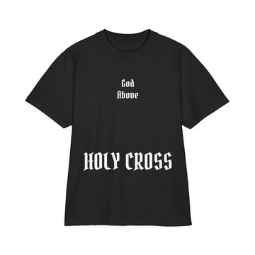 GOD Above "Holy Cross" - Drop-Shoulder T-Shirt