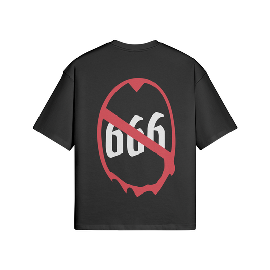 GOD ABOVE - "NO Demons" Boxy Fit Logo T-Shirt
